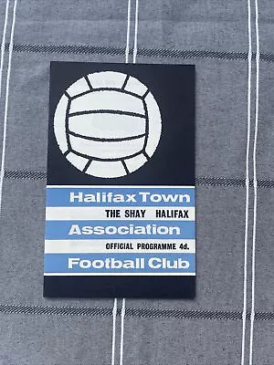 RARE HALIFAX TOWN V DARLINGTON FOOTBALL PROGRAMME • £4.50