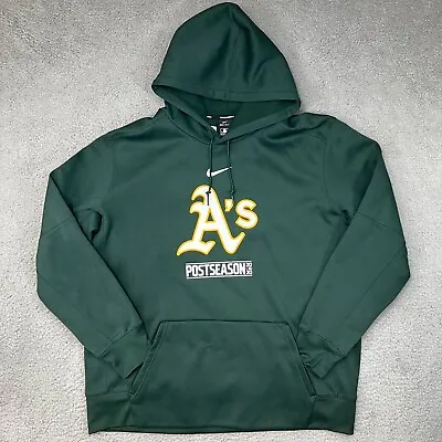 Team Issued Oakland Athletics A's Nike MLB Baseball Hoodie Men's 2XL XXL Video • $49.99