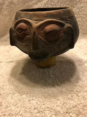 Pre Columbian Authentic Olmec Mayan Diety Effigy Black Copador Over 2000 Yrs. • $736