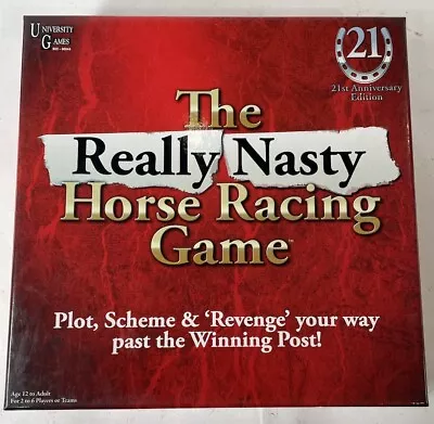 The Really Nasty Horse Racing Game 21st Anniversary Edition - University Games • £9.49