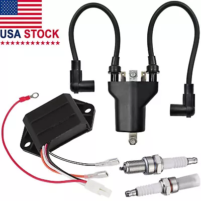 Ignition Coil Spark Plugs AC CDI Ignitor For EZGO Golf Cart 4 Cycle Gas 1991-02 • $27.99