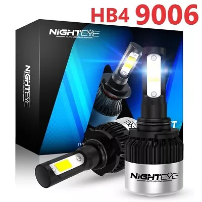 NIGHTEYE 9006 HB4 LED Headlight Light Bulbs Replace Lamp White 72W 9000LM/Set • $35.94