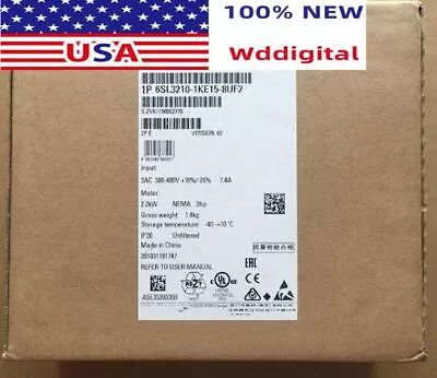 New Factory Sealed SIEMENS 6SL3210-1KE15-8UF2 6SL3 210-1KE15-8UF2 In Box • $850.20