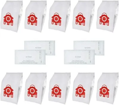 Dust Bags For MIELE 3D FJM C1&C2 Synthetic Type Hoover Hepa Vacuum Cleaner Bags • $18.87