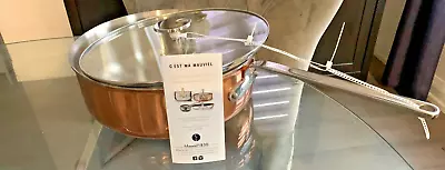 Mauviel 1830 Copper Stainless Steel Sauté Pan With Glass Lid - 11.5 In • $260.10