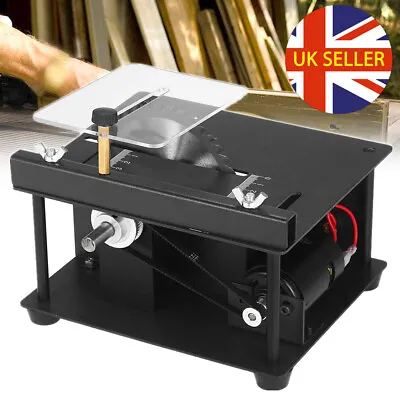 Electric Mini Table Saw Blade Cutting Tool Machine Bench Saw Kit DIY Woodworking • £45.90