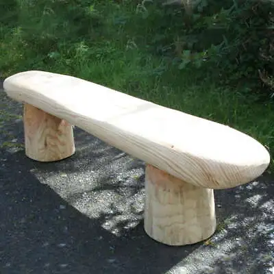 £544.99 • Buy Handmade Bespoke Wooden Garden Bench Recycled Oak Driftwood Eco Rustic Reclaimed