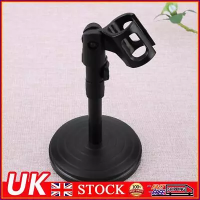 Foldable Desk Table Microphone Clip Stand Mic Tripod Adjustable Holder ✨ • £8.09