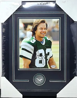 MARK WAHLBERG Signed  INVINCIBLE  8x10 Philadelphia Eagles Photo PSA/DNA Framed • $254.15