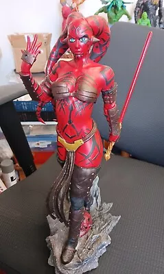 3D Resin Darth Talon 1/4 Scale Custom Statue 19  Tall Rare Base Made Of PLA • $285.99