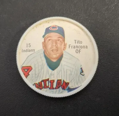 1962 Salada Tea Baseball Collectible Coins Tito Francona #15 Indians • $3.96