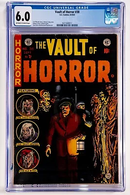 Vault Of Horror #38 - EC Pre-Code Horror RARE Condition For Dark Cover - CGC 6.0 • $849