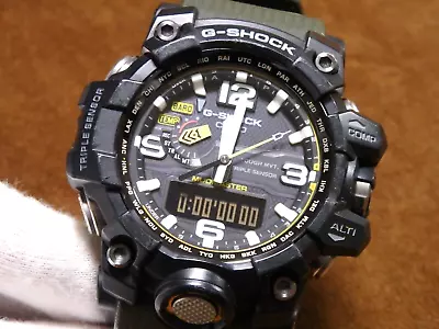 CASIO G-SHOCK MUDMASTER GWG-1000-1A3JF Tough Solar Black & Yellow Made In JAPAN • $279