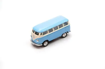 2.5  Kinsmart 1962 VW Volkswagen Bus Diecast Model Toy Car 1:64 Pastel Blue • $6.98