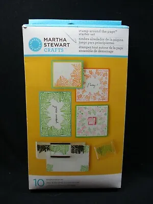 Martha Stewart Stamp Around The Page Starter Set - Butterflies & Ferns • $14.95