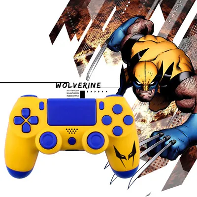 $30.44 • Buy Custom Shell Case Cover With Buttons For PS4 Slim Pro Controler X-Men Wolverine