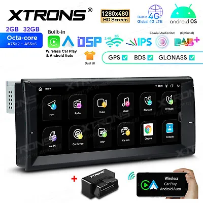 For BMW E39 M5 E38 Android 13 Radio Car GPS Stereo Navi 32G Wireless CarPlay+OBD • $289.99