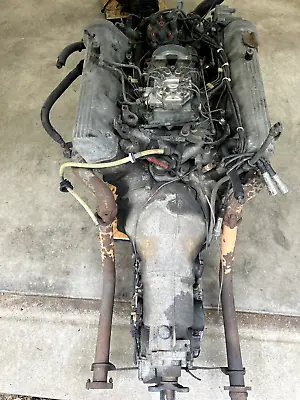 MERCEDES M117 500SEL 500SEC 5.0 W126 117.961 ENGINE AND TRANSMISSION ASSEMBLY • $3999