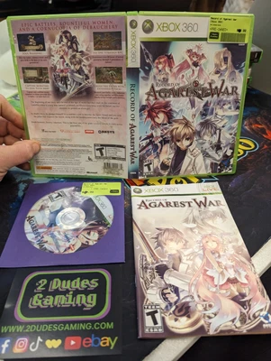$15.28 • Buy L2--Record Of Agarest War CIB Complete (Microsoft Xbox 360 Game Case Manual