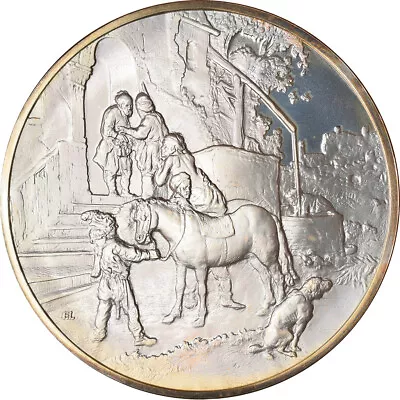 $127.05 • Buy [#5227] France, Medal, Peinture, Rembrandt, Le Bon Samaritain, Arts & Culture