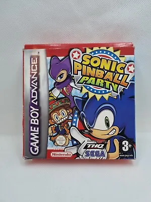 Sonic Pinball Party For Game Boy Advance GBA. BOX ONLY! NO GAME INCLUDED! • £21.99