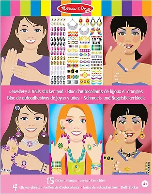 Melissa & Doug Sticker Book - Jewellery And Nails • £8.99