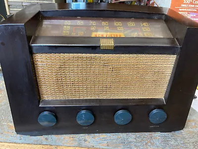 RCA VICTOR 8R71 AM FM Table Radio Total Service-playing Ex • $69.99