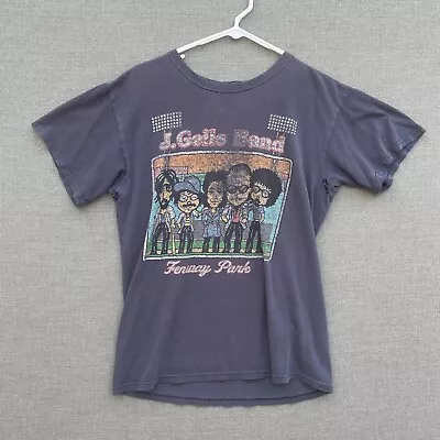 J. Geils Band Men's Shirt Large Tour 2010 Fenway Park Boston Band Concert FLAWS • $16.08