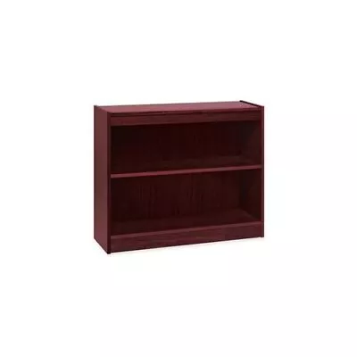 Lorell Panel End Hardwood Veneer Bookcase - 36  X 12  X 30  - Wood Veneer - 2 X • $216.78