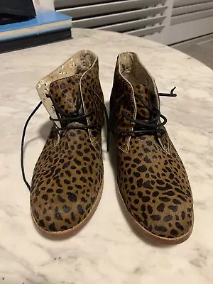 Vanishing Elephant Leopard Desert Boot. Size 37|AU 6|UK 4. New $31 Free Postage • $31