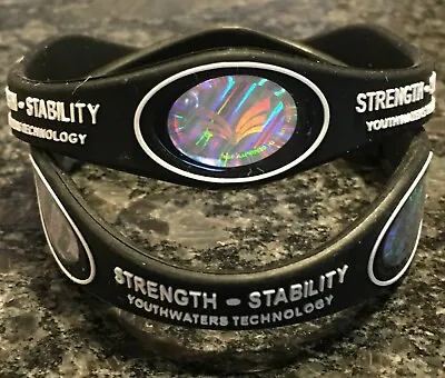 Wristband Power Energy Bracelet Balance Sport Ion Magnetic Therapy Minerals Band • $15.99