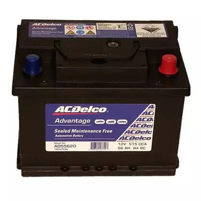 Acdelco Advantage Ad55620 / Din53lmf / 455 / Mf55 / Din55mf / 3552 Automotive Ba • $185