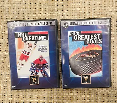 NHL Vintage Collection 2 DVD Bundle - NHL Overtime & NHL’S Greatest Goals • $7