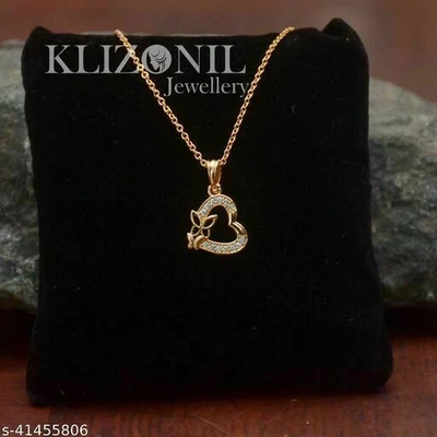 $18.47 • Buy Gold Plated Indian Mangalsutra Black Beads Unique Necklace Pendant Jewelry