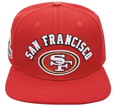 $36.27 • Buy SAN FRANCISCO 49ERS STACKED LOGO SNAPBACK HAT Pro Standard Red