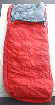 Vintage REI Recreational Equipment Inc Goose Down Sleeping Bag Red 75 X 31 USA • $49.95