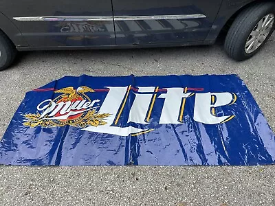 Authentic Vinyl Miller Lite Welcome Race Track Racing Banner • $10