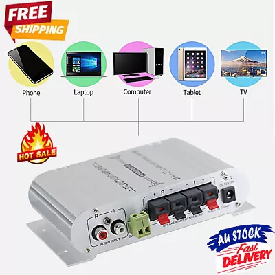 12V 180W Car Audio Stereo Amplifier 2.1Channel HiFi Speaker Power Amp System CR • $25.67