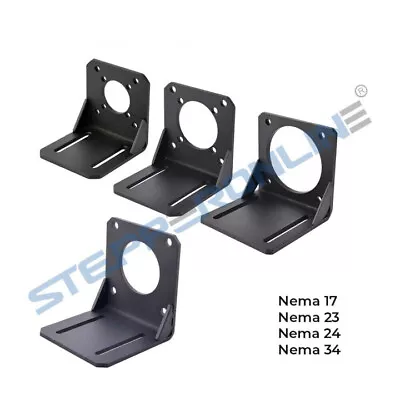 Nema17/23/34 Stepper Motor Mount Steel Alloy Mounting Bracket CNC Holder Support • $10.29