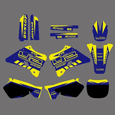 MX Graphics Decals Stickers For Yamaha YZ125 YZ250 1996 1997 1998 1999 2000 2001 • $54.99