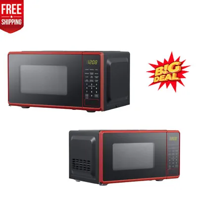 0.7Cu Ft Compact Countertop Microwave Oven Home Office Dorm Small Microwave Xmas • $55