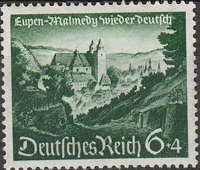 Stamp Germany Mi 748 Sc B174 1940 WW2 Fascism Eupen Malmedy Belgium MNH • $3.99