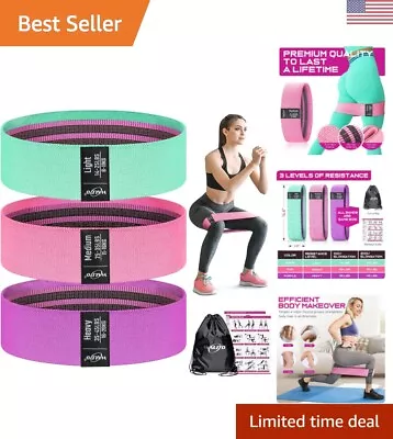 Upgrade Workout Bands - Set Of 3 Resistance Levels For Fitness And Home Workouts • $24.99