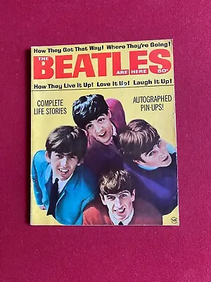 1964 BEATLES  THE BEATLES ARE HERE  Magazine (No Label) Scarce / Vintage • $135.43