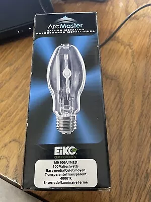 Mh100/u/med 100 Watt Metal Halide Medium Base Light Bulb Arc Master EIKO NEW • $9.99