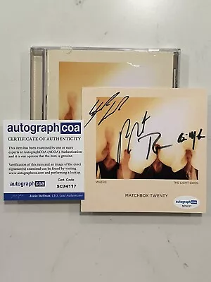 MATCHBOX 20 (Twenty) Where The Light Goes Signed CD Autographed ACOA Certified • $65.99