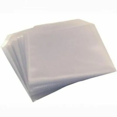 £79.99 • Buy 4000 High Quality THICK 120 Micron Clear Plastic CD DVD Sleeves Side STITCH NEO