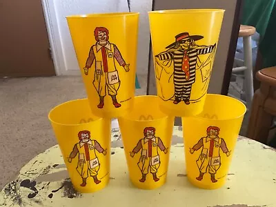 1978 Mcdonald’s Yellow Plastic Cup Lot 10 Cups • $15