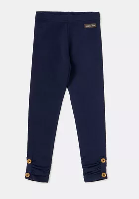 Matilda Jane Just Imagine Sloan Girls Button Cuff Legging Navy 4 NWT • $28.95