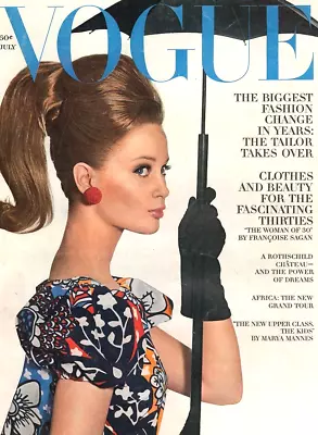 Vintage Vogue Magazine Cover Reproduction 17 X 12 Framing Print Wall Decor • $16.95